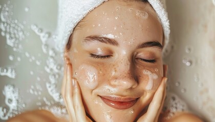 Skin Care: Woman in the Shower