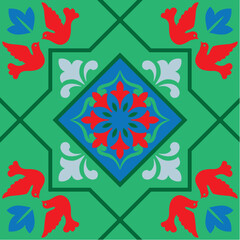 pattern with flowers