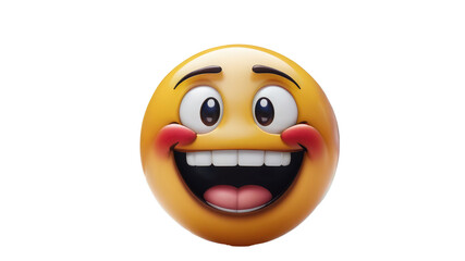 Fototapeta premium 3D smiley face, Funny emoji png, funny emoji transparent, cartoon funny emoji background, funny cartoon wallpaper,