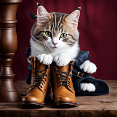 Puss in Boots, ai-generatet - 748852669