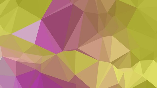 Colorful Motion Abstraction: Abstract Triangles in a Mesmerizing Ballet Across the Screen