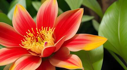 Naklejka premium Shot of an amazing exotic flowers.