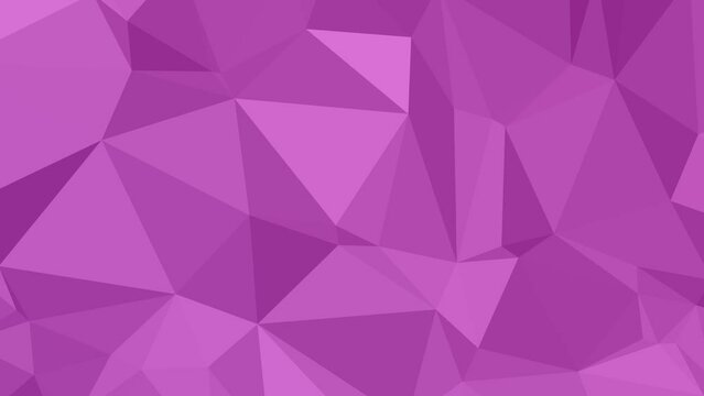 Cinematic Journey of Vibrant Low Poly Triangles Moving Across the Screen in an Energetic Geometric Ballet
