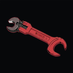 Pipe wrench icon vector illustration design