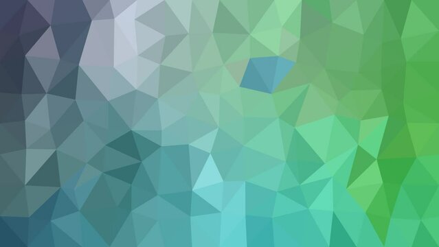 Abstract Low Poly Motion Grid: Colorful Triangle Animation