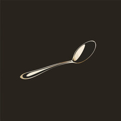 Spoon icon vector design template