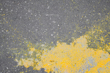 Yellow Painted Concrete Texture