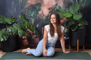 florista sorridente amo plantas 