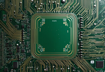 Circuit Board futuristic technology background. Digital Modern Electronic. 