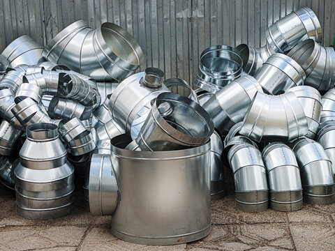 Metal Ventilation Components. Infrastructure Stack