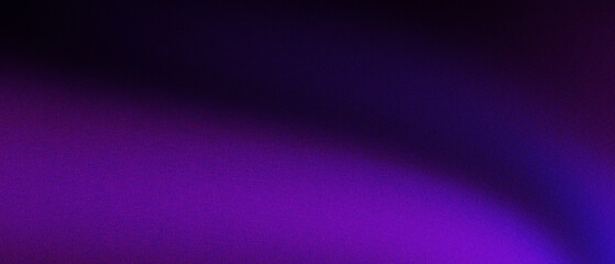Purple grainy gradient background. Vibrant glowing blur line on black backdrop. Design for banner, header, poster.