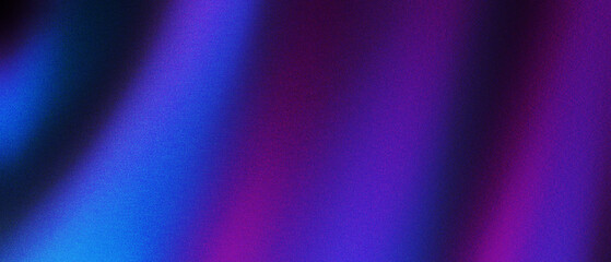 Purple blue grainy gradient background. Vibrant glowing blur lines. Design for banner, header, poster.