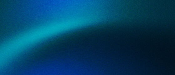 Blue grainy gradient background. Vibrant glowing blur line on black backdrop. Design for banner, header, poster.