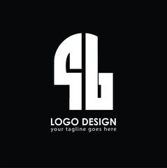 QB QB Logo Design, Creative Minimal Letter QB QB Monogram