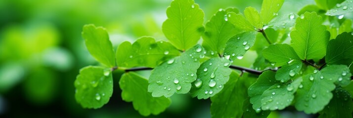 Green theme nature background with various shades of green for design and decoration inspiration