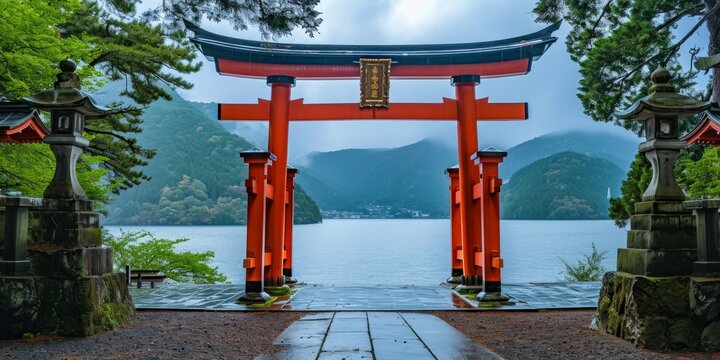 Japan Red Tori Gate