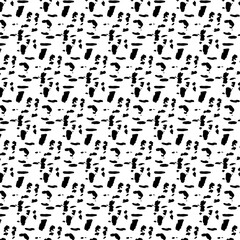 Pattern grunge background. Grunge black and white background. Abstract textured effect. Distressed overlay texture. Rough texture Vector