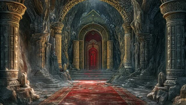 Sublime Majesty: The Subterranean Enclave. Generative ai