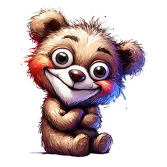 teddy bear cartoon squirrel