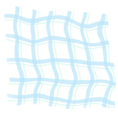 Cute blue square pattern picnic cloth