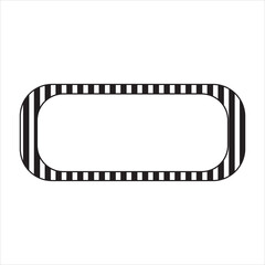 Traintrack, railroad, railway contour, silhouette vector illustration eps10