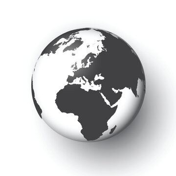 Earth Globe Design Vector Design