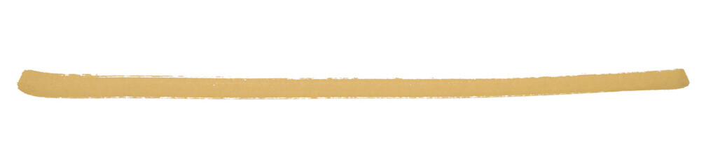 Light brown brush strokes isolated on transparent background.