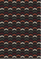 Fototapeta premium Colorful Seamless Pattern Background Illustration