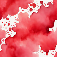 red watercolor stain background