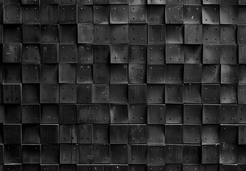 The Charcoal Block Wall Texture Background