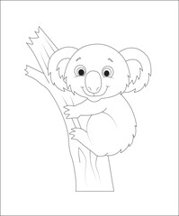 Australian animal coloring page 