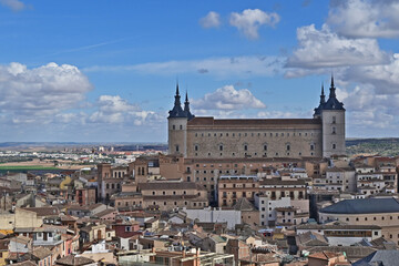 Toledo: ⁦ Panorama di Toledo dalla torre della Chiesa Gesuita di Sant'Ildefonso - Spagna	
