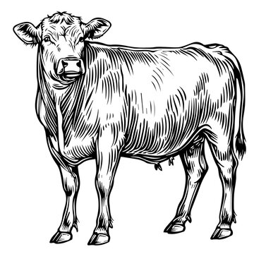 Cow clip art preview
