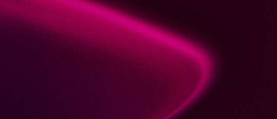 Pink grainy gradient background. Vibrant glowing blur line on dark backdrop. Design for banner, header, poster.