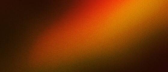Orange yellow grainy gradient background. Design for banner, header, poster.