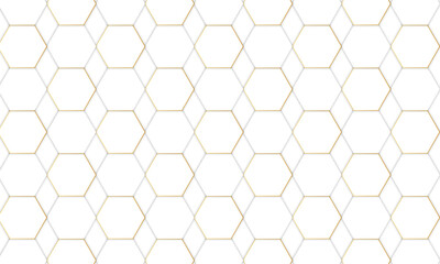 Hexagonal abstract metal background with light.  Geometric background with simple hexagonal elements for Medical, technology or science design

