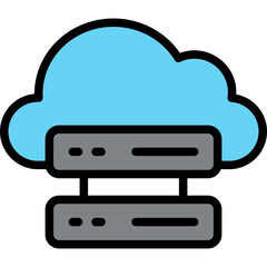 web-hosting-1 Vector Line Filled Icon