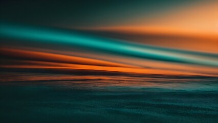 Abstract background with smooth lines in orange, blue and green colors
