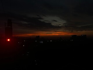 From the bustling cityscape to the tranquil horizon, witnessing the sunset from the metro station offers a juxtaposition of urban vibrance and nature's serene beauty. 