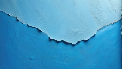 Obraz premium Abstract blue plaster with uneven texture and pattern providing space for text