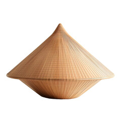 wooden bowl isolated