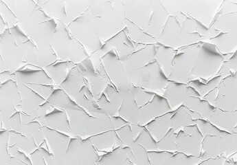 Futuristic white geometric shapes and lines