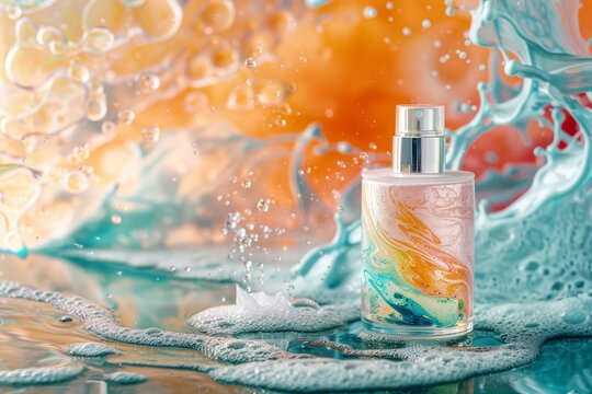 Face Skin care spirit skin care cream. Skincare beauty cosmetic products: lip balm, Dynamic lotion, moisturiser, anti aging skincare innovative eye gel, Setting sprays serum and Futuristic jar pot