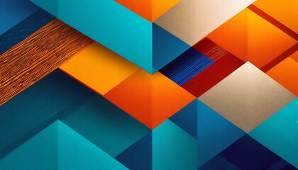 4K Abstract wallpaper colourful design, shapes and textures, coloured background, teal and orange.