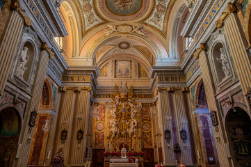 Acquaviva Picena, Marche, Italy. Mother Church of San Nicolò