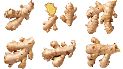 ginger root isolated
