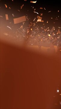500 followers celebration for social media - vertical format - 3D rendering