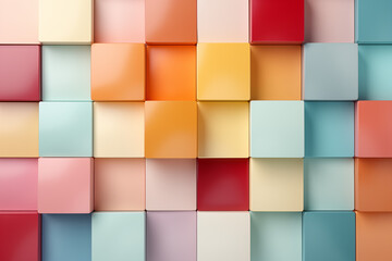 AI multicolored tile background