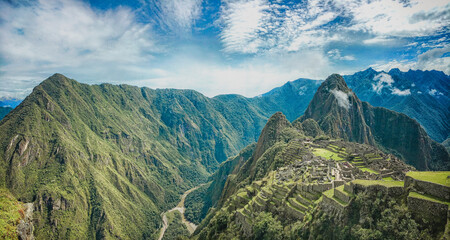 Panorama of the mountains