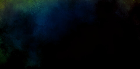 Black and blue background. Watercolor grunge texture.